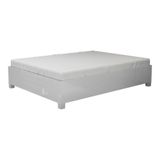 Cama Box Paula Casal Com Pés Carioca Branco