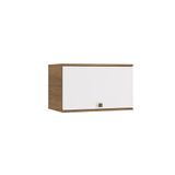 Armário Aéreo Celeste Kappesberg 100% Mdf 1 Porta Basculante Nogueira-branco 60cm