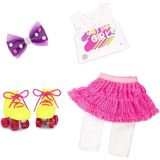 Glitter Girls by Battat – Roller Skating Fun – 14 Deluxe Doll Outfit with Roller Skates – Brinquedos, Roupas e Acessórios para Meninas Com Idades 3 e