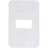 Placa 1 Posto Horizontal 4x2 Tramontina Tablet Branca 120 Unidades