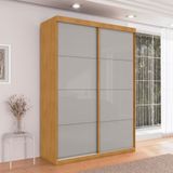 Roupeiro 2 Portas E 3 Gavetas Carolina Naturalle Off White