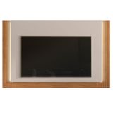 Painel Para Tvs 60 Polegadas Com Led Cairo Off White Cedro