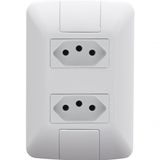 Kit 6 Conj 4x2 Com 2 Tomadas 2p+t Tramontina 20a 250v