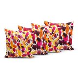 Kit 4 Capas De Almofadas 45x45cm Animal Print -