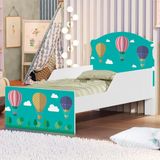 Cama Infantil Balão Nas Nuvens Com Colchão