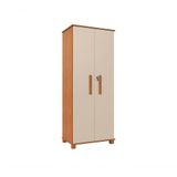 Armário Multiuso Dallas 100% Mdf Com Chave Camas Fenix Cor:nature-off White