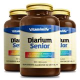 Kit 3 Diarium Senior Vitaminlife 60 Cápsulas