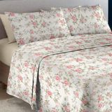 Jogo De Cama Casal 150 Fios Cotton Supreme 4 Peças Roses