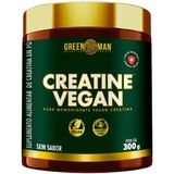 Creatina Vegana Pure Monohidrate Vegan Creatine 300g Grenn