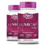 Kit 2 Lumicap Hair Unilife 60 Cápsulas