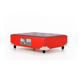 Colchão Pet Cachorro Gato Mediopet Bed Marrom Vermelho 60x80x19