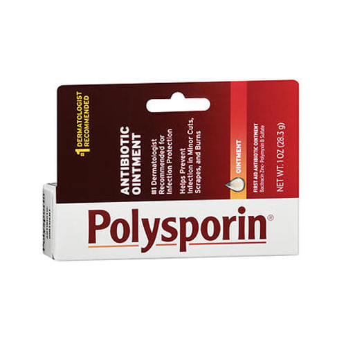 Pomada Antibiótica De Primeiros Socorros Polysporin 1 Oz Por Polysporin