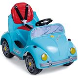 Carrinho De Passeio E Pedal Com Empurrador Fouks Azul Calesita