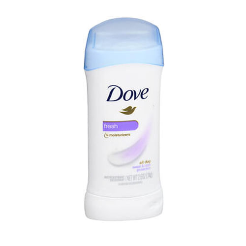 Desodorante Antitranspirante Dove Invisible Solid Fresh 2,6 Oz