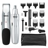 WAHL 5622 Groomsman Barba Recarregável, Bigode, Aparador de Cabelo e Nariz para Detalhamento e Limpeza, Preto