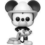 Funko Pop Disney: 90º do Mickey - Bombeiro Mickey Figura Colecionável, Multicolor