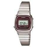 Relógio Casio Vintage La670wa-4df Prata Feminino