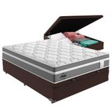 Cama Box Baú Casal E Colchão Molas Ensacadas Berlim Probel