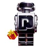 Perfume Paco Rabanne Masculino Phantom Eau De Toilette 100ml Lacrado Com Selo Adipec + Item Surpesa Da Loja