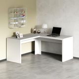 Mesa Para Escritório Angular Branco