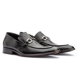 Sapato Oxford Bigioni Masculino Couro Fivela Conforto Social Preto 43