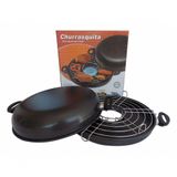 Churrasqueira Grill Preto Casa Exclusiva Para Fogão Gás