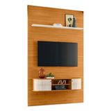 Painel Home Suspenso Monte Carlo Para Tv 65 Cor Cinamomo E Off White - Madetec