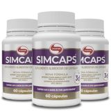 Kit 3 Simcaps Vitafor 60 Cápsulas 400mg