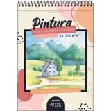 Caderno Espiral Para Pintura E Desenho Artístico 30 Folhas 300g Jandaia