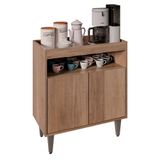 Balcão Aparador Buffet Cantinho Do Café 71cm Lice M24 Freijó - Mpozenato