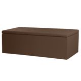 Calçadeira Recamier Baú Queen 1,60m Berlim Corano Marrom