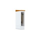 Balcão De Cozinha Americana Porta Toalha C/tampo 20cm Branco - Henn