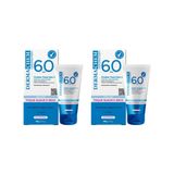 Protetor Solar Dermachem Facial 40g F60 Sem Cor - Kit C/2un