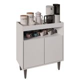Aparador Buffet Cantinho Do Café 70,5cm Marie M12 - D&#39;rossi Cor Branco