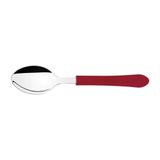 Kit 24 Colher De Mesa Inox Vermelho Tramontina Leme