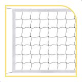 Rede De Volei 9,5mts 4 Lonas Fio 1mm Seda Sports Mania