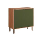 Balcão De Cozinha Divina C-2 Portas E Tampo 80 Cm Freijo-verde - Mgm