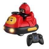 Controle Remoto Pára-choques Carro Rc Desenhos Animados Carro Brinquedo Para Idades 6 E