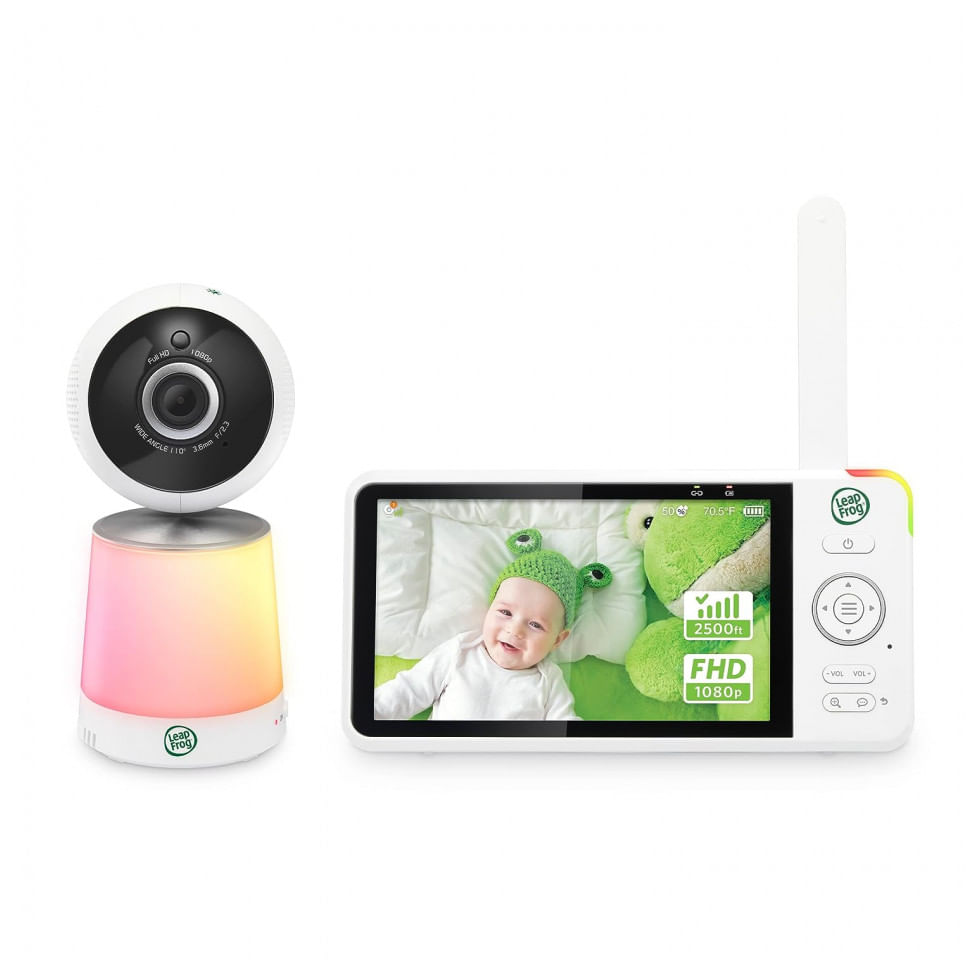 Baba Eletronica 1080p Fhd Leapfrog Lf1726fhd Com Monitor, Visao Panoramica, Noturna E Sons Suaves