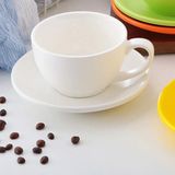 Xícara 215ml Café Porcelana Branca Com Pires