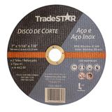 Disco Corte Fino Inox 7 X 1,6mm Esmerilhadeira Tradestar