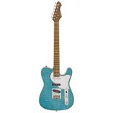 Guitarra Aria 615-mk2 Nashville Turquoise Blue