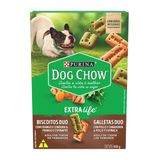 Biscoito Integral Duo para Cachorro Purina Dog Chow Carinhos Raças Pequenas 500g
