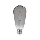 Lâmpada Led Taschibra Filamento Vintage St64 Fumê 3w E27 Bivolt