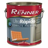 Tinta Esmalte Ultrarrápido Base De Água Branco Renner 3,6lts