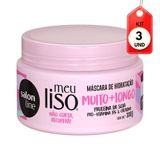 Kit C/03 Salon Line Meu Liso Muito Longo Máscara 300g