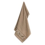 Toalha De Rosto Flora 48cm X 70cm Taupe