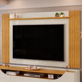 Painel Para Tv Suspenso 75 Pol 219cm Ripado Giulia D04 Cedro-bali