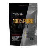 Suplemento Alimentar 100% Pure Whey Refil 900g Probiótica Sabor Iogurte Com Morango