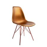 Cadeira Eames Pp Bronze Tower Base Cobre